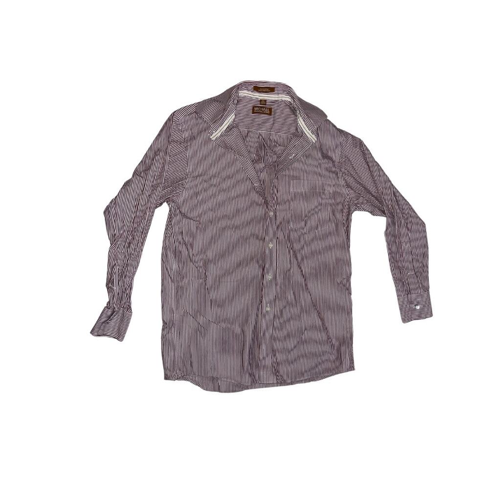 Michael Kors Men's button up collar Dress striped dress Shirt